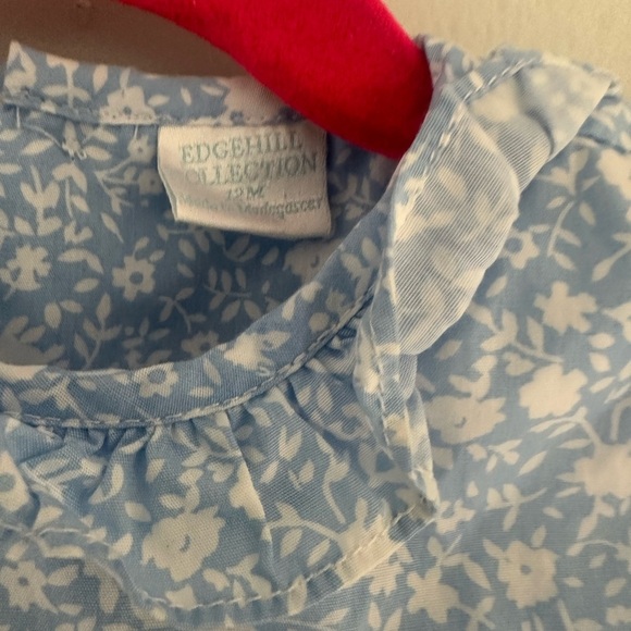 Edgehill Collection Light Blue Floral Dress - Picture 3 of 10